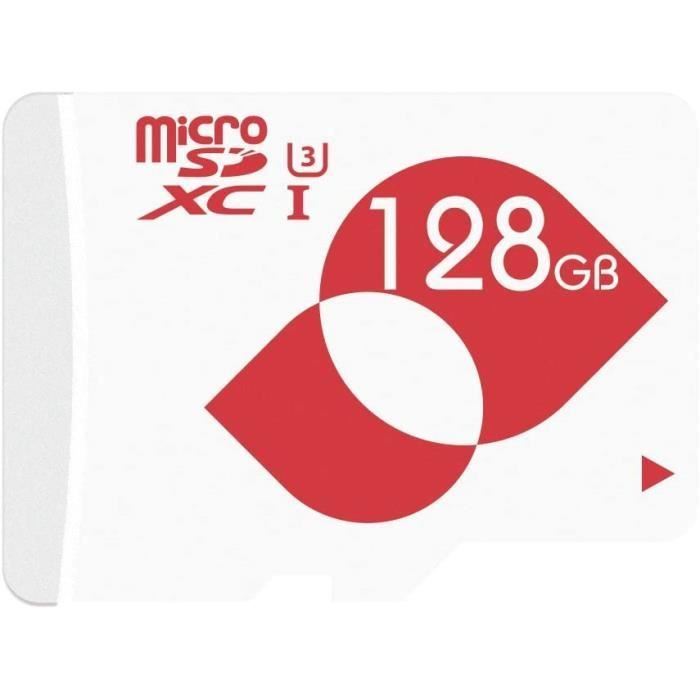 Carte Mémoire Micro SD de 128 Go Carte microSDXC Carte SD 128 Go