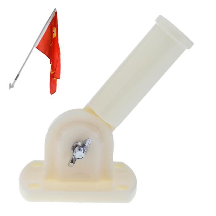 Support De Fixation Pour Support De Mât De Drapeau Réglable Pour Montage Mural Sur Mât De