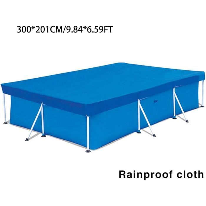 Bâche de piscine - Rectangulaire 30 x 20 m - Tissu résistant aux UV - Étanche - Durable