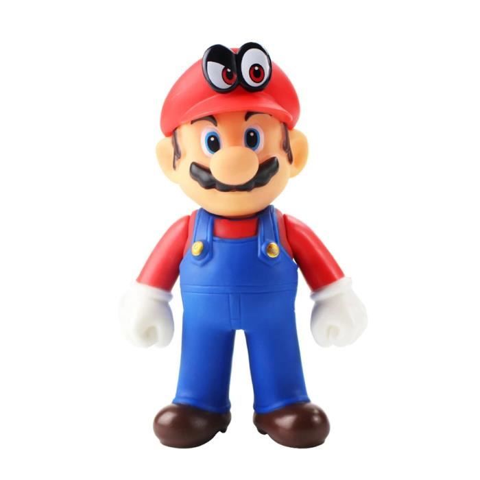 Figurine Super Mario Bros Assis sur son muret - Mario