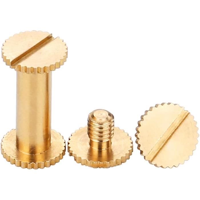 Lot De 50 Rivets En Laiton T28 Avec Rondelles à Mater - Pour Maroquinerie, Tandy Leather