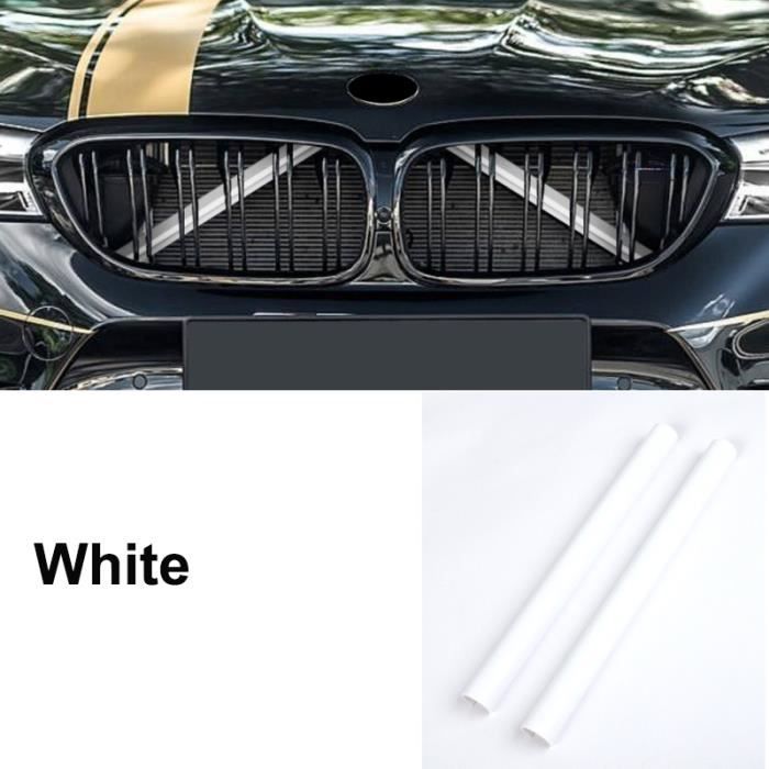 Blanc - Bandes de garniture de calandre avant de voiture pour BMW, F30,  F31, F32, F33, F34, F36, F20, F21, F2