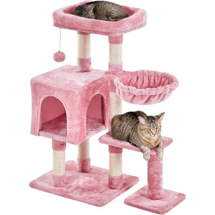 Griffoir Pour Chat, Grattoir Avec Plate-Forme En Tissu Peluche