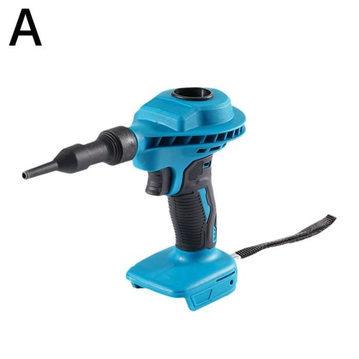 Souffleur à Air Comprimé Sans Fil 223 MPH - 2 Batteries 8000 MAh - 3 Vitesses + LED - Idéal Clavier, PC, Voiture
