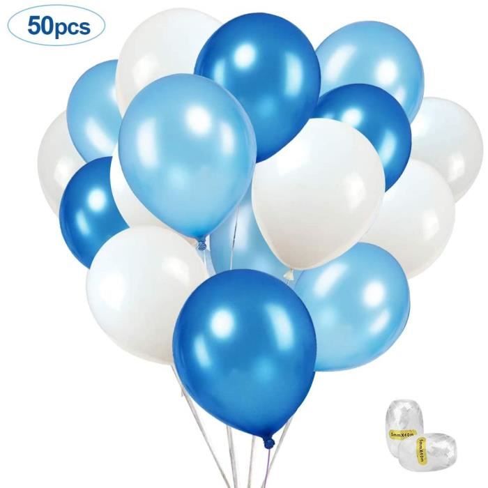 1 an Anniversaire Décorations Garçon,MMTX Bleu Prince Décoration fête anniversaire  1 an Enfant,Ballon 1 Anniversaire 52Pcs - Cdiscount Maison