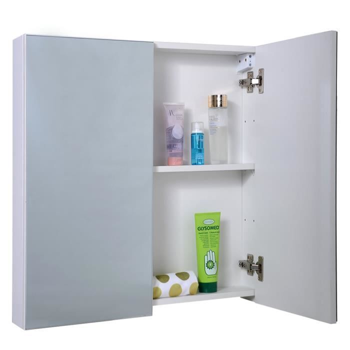 Armoire De Toilette Salle De Bain Avec Miroir Armoire A Pharmacie