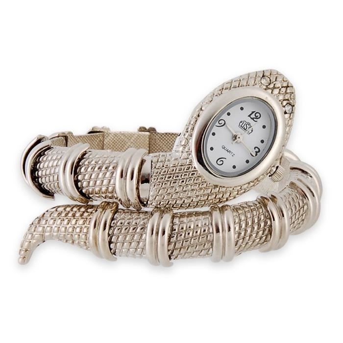 Serpent en forme de montrebracelet (Argent) , Achat/vente montre