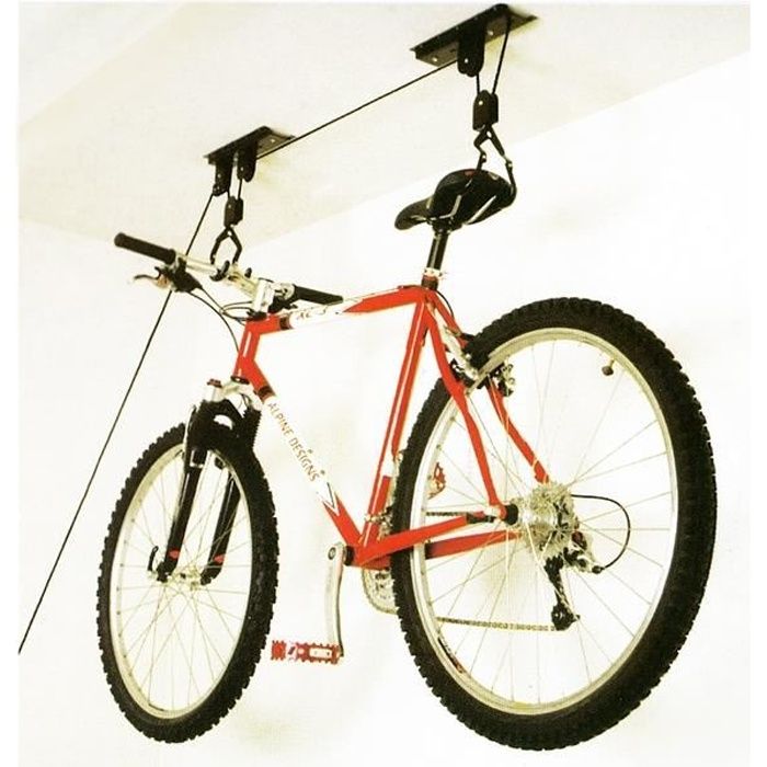 Rack vélo store suspendu