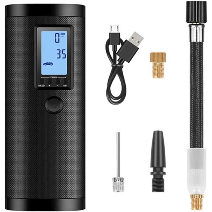 Gonfleur de pneu à pompe à air électrique portable affichage intelligent 4 modes de charge 4000 Gonfleur de pneu à pompe à air électrique portable affichage intelligent 4 modes de charge 4000