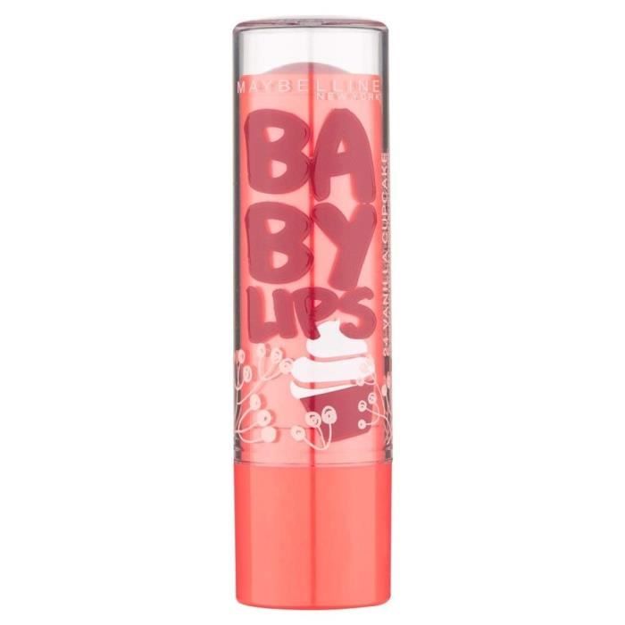 Vanilla Cupcake Baume A Levres Hydratant Baby Lips Gemey Maybelline Cdiscount Au Quotidien