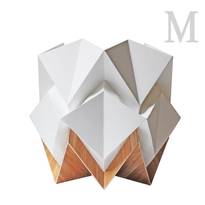 Tedzukuri Atelier Lampe A Poser Origami Design En Papier Et