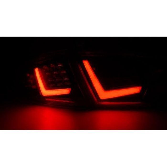 Paire de feux arriere Seat Leon 09-12 LED BAR rouge