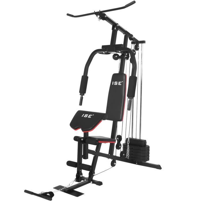 Ise Station De Musculation Multifonction Mixte Avec Poids Sy 4902