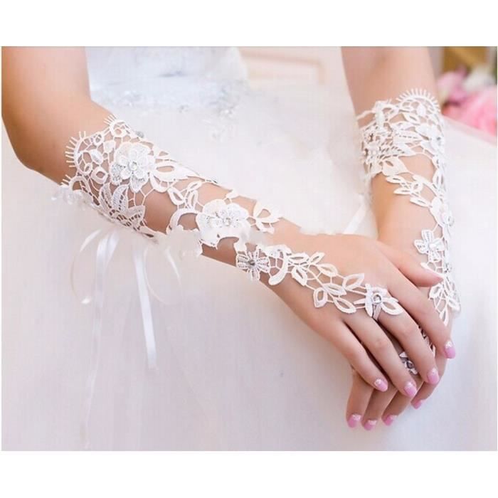 Gants pour discount mariée