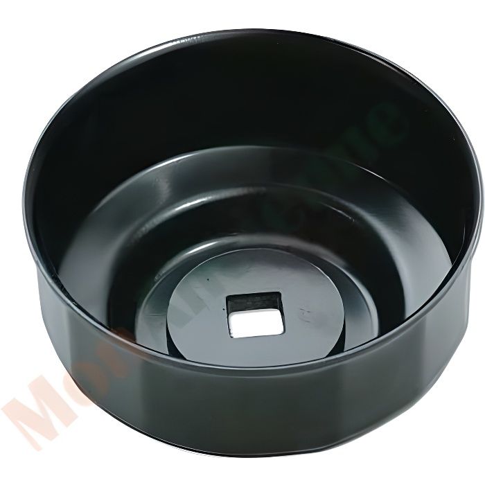 DEDC Cl/é /à Filtre /à Huile 64mm 14 Cannelures Cloche Filtre /à Huile 3//8 pour Moteur de 2,5-5,7L Noir