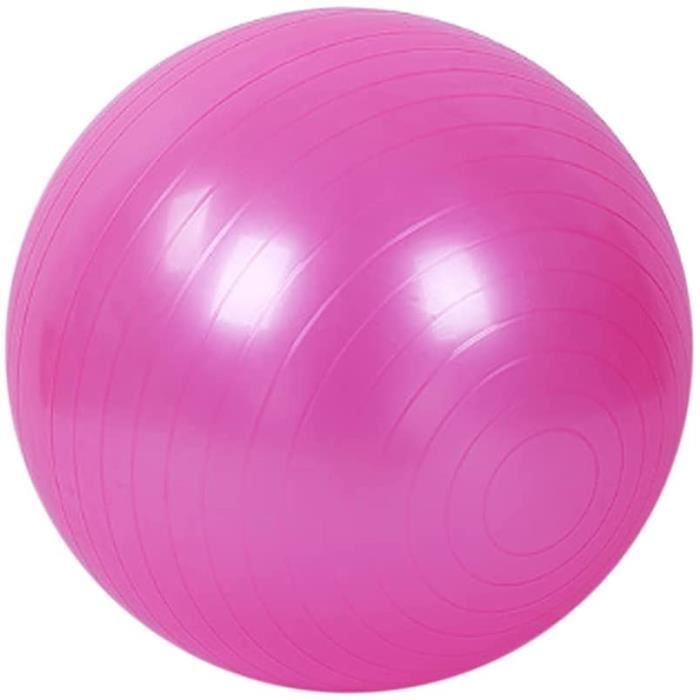 Ballon De Fitness Antidérapant Glymnis - PVC Sans Phtalates - Charge 300 Kg - 55/65/75 Cm - Avec Pompe