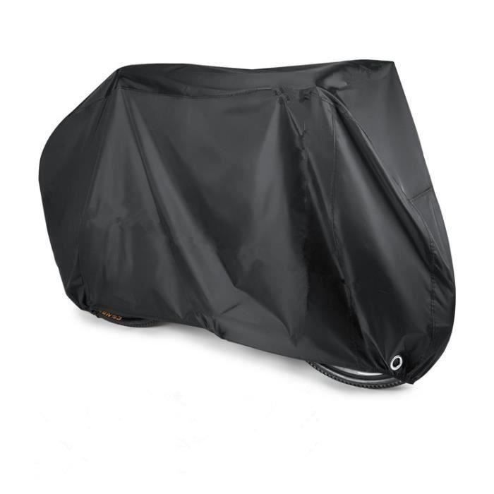 housse de protection pour velo impermeable anti poussiere protection uv housse velo exterieur 190x65x98cm noir l cdiscount auto