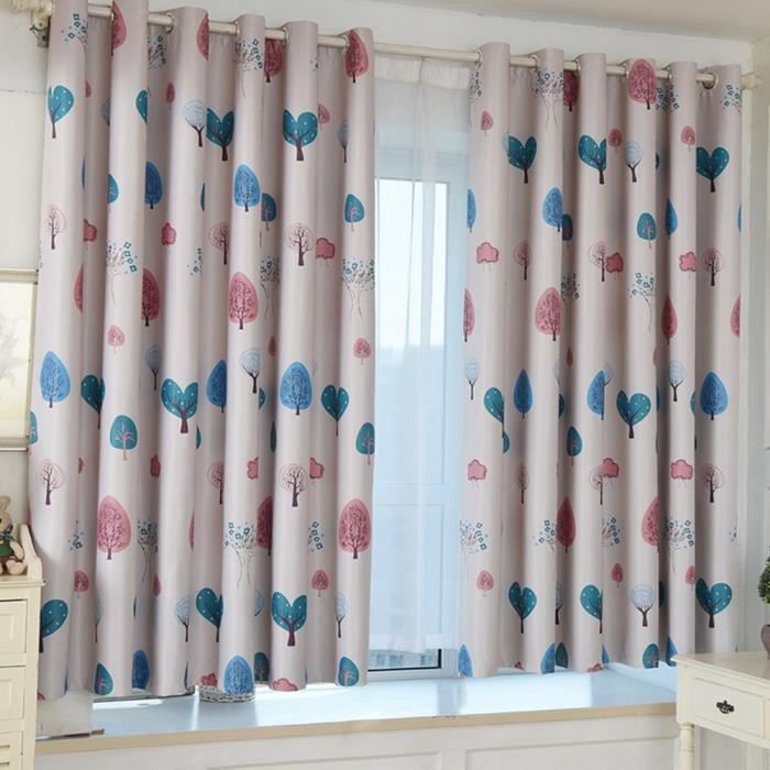 1pcs 100 X 200 Cm Rideaux Occultants Thermiques Avec Motif