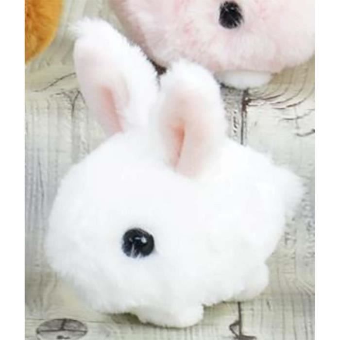 25 cm émulation petit lapin blanc peluche jouet mignon Grand lapin
