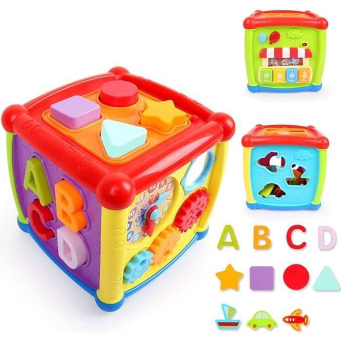 jouets d'apprentissage ,Jouet Bébé, Jouet Musical Bebe,Cube Bebe,Jouets éducatifs 1