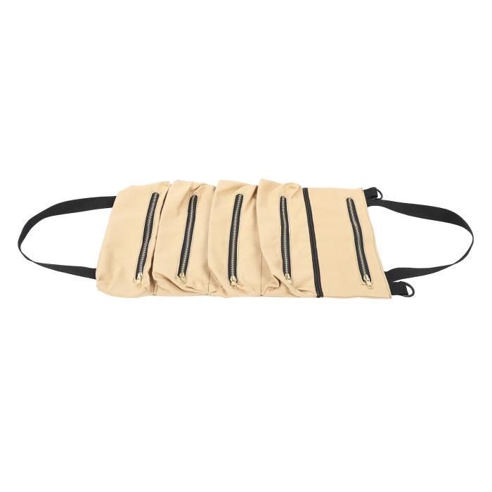 Rouleau Organisateur De Pochettes à Outils – Kaki, Pratique Pour Ranger Vos Accessoires