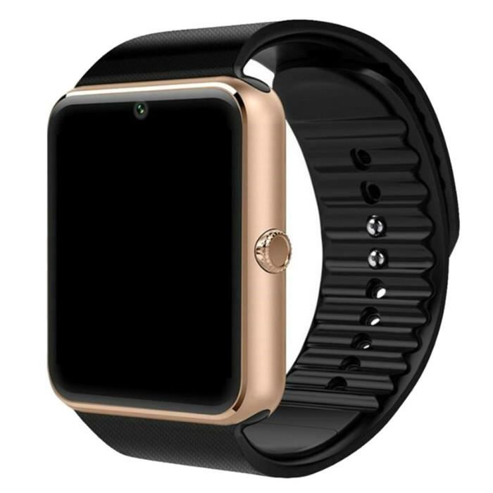 Montre connect e GT08 montre intelligente avec cam ra SIM TF carte
