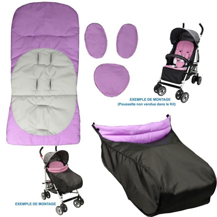 Kit confort poussette sale