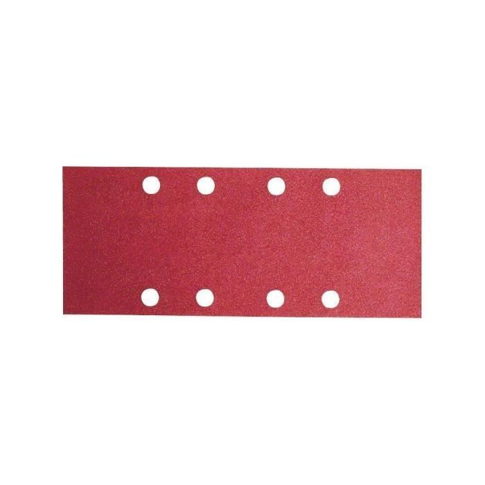 Feuilles abrasives set de 10 pièces 93 x 230 mm 180 - vue 2