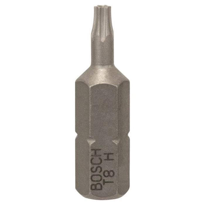 BOSCH Embout de vissage Security Torx extra dur T8H 25 mm
