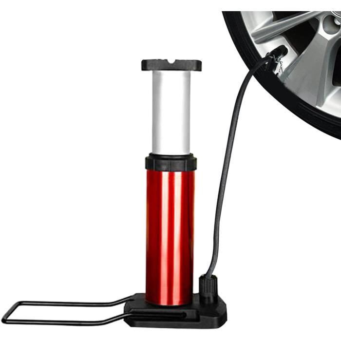 POMPE A VELO,silverA--Pompe à Air de vélo avec manomètre de 160psi, en