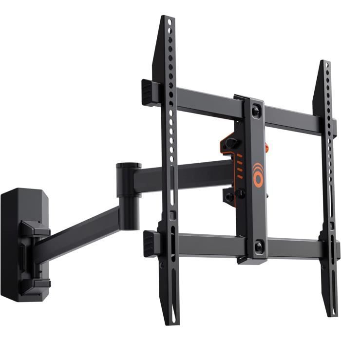 Support TV Mural Inclinable Et Pivotant - Compatible 14 à 42 Pouces, Jusqu'à 35kg