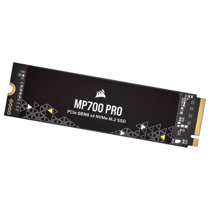 Corsair MP700 PRO 1 To - Disque SSD 1 To NAND 3D TLC M.2 2280 PCI-E 5.0 4x NVMe 2.0