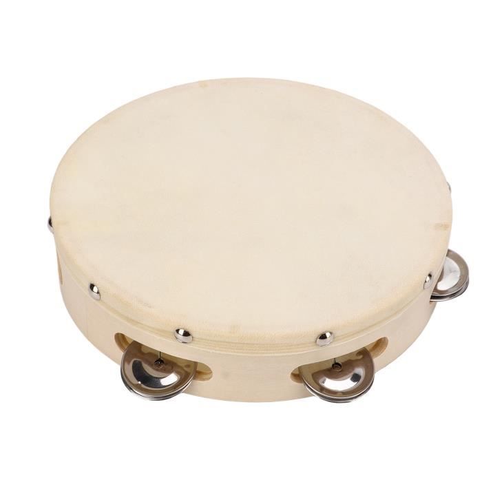 Tambour à Main En Forme De Lunettes - Instrument De Percussion Double Face Pour Enfants - Musique ORFF, éveil Musical - 5