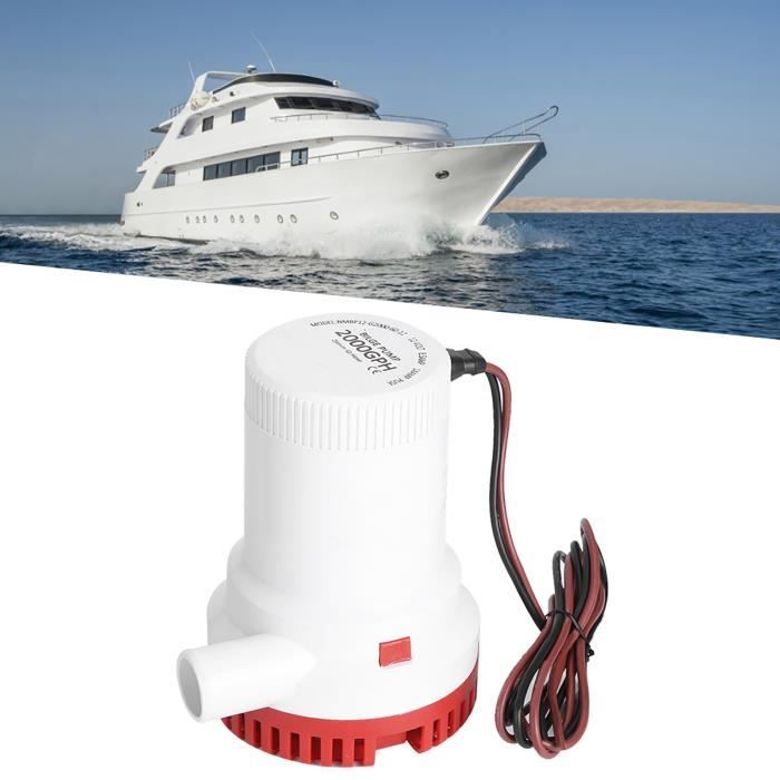 Pompe De Cale Automatique 12V Dioche 1100 GPH - Submersible, Interrupteur à Flotteur, Pour Bateau