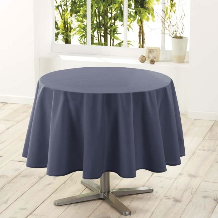 CDaffaires Nappe ronde (0) 180 cm polyester uni essentiel Beton