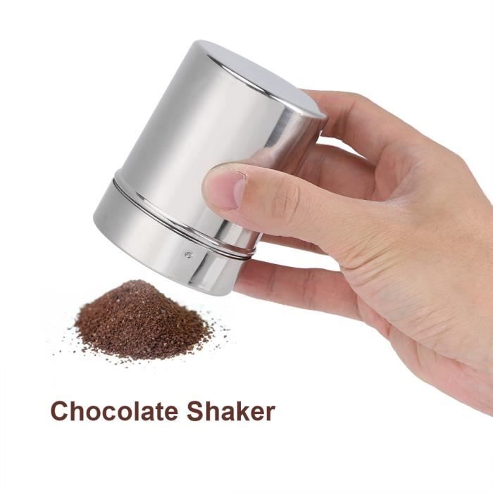 JNG Shaker De Poudre De Cacao En Acier Inoxydable Tamis à Chocolat