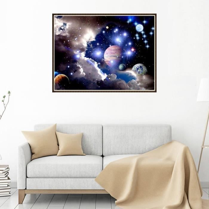 Tableau Diamant Papillon Attrape-Rêves 90x45cm - Kit Complet DIY 5D