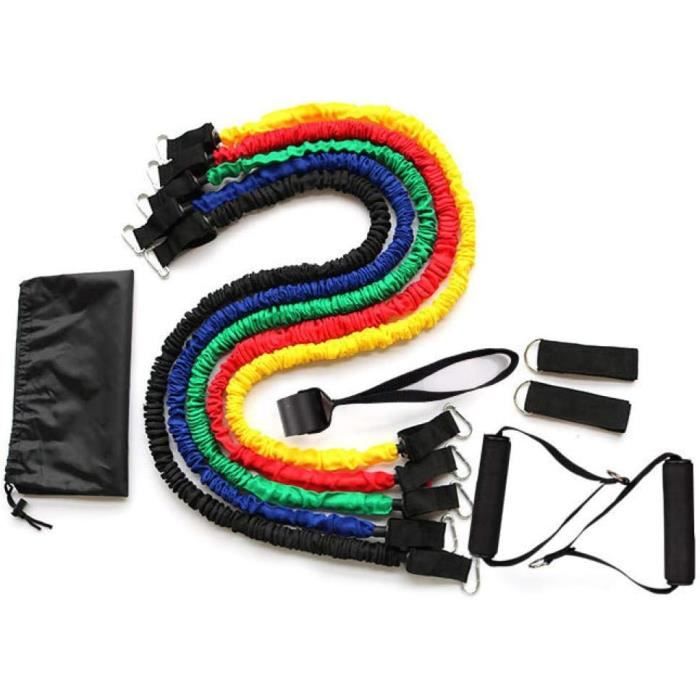 Elastique Musculation,Corde De Tension Multifonction, équipement De Fitness Abdominal, Pédales à