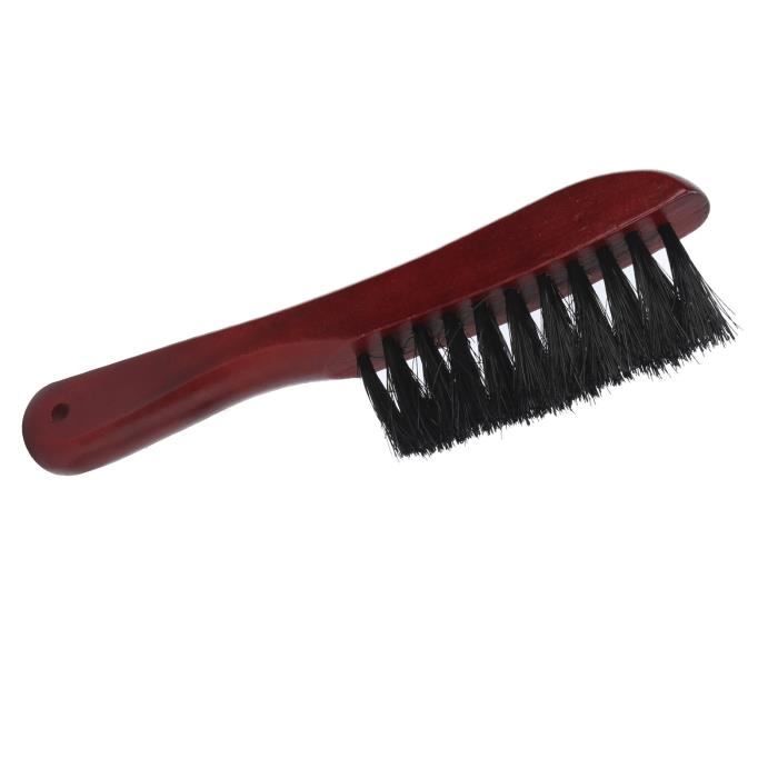 Kit De Nettoyage Pour Table De Billard – 2 Brosses (table Et Rails) – Poils Nylon, Manche Bois – Pour Snooker, Billard Américain
