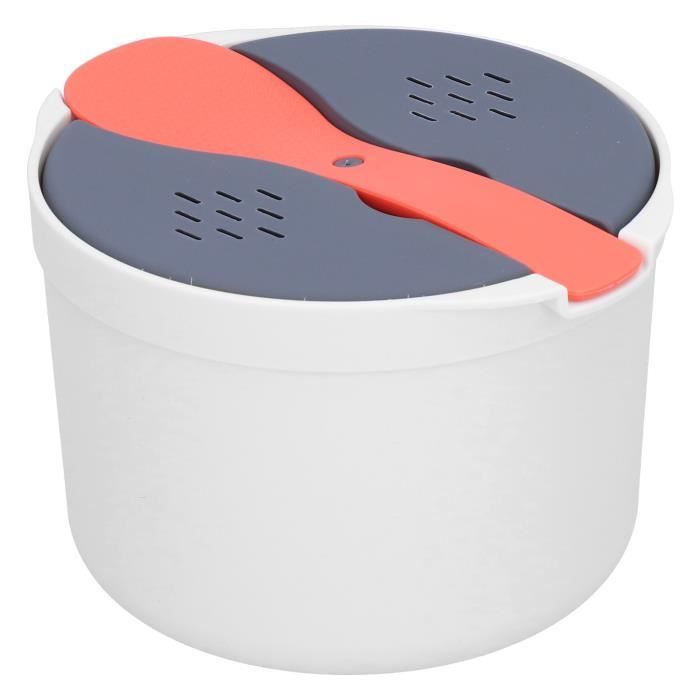 Ensemble de cuiseur à riz pour micro-ondes, cuiseur à riz 2 L de qualité alimentaire