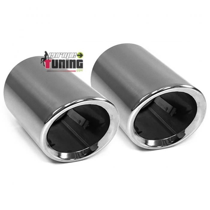 Échappement convient pour AUDI q3 2 pces sur Double Tuyaux en Échappement convient pour AUDI q3 2 pces sur Double Tuyaux en