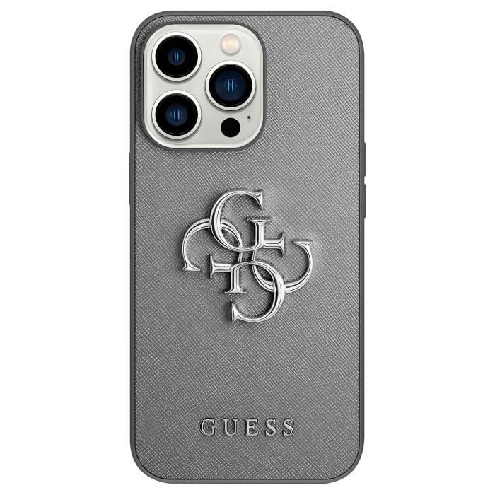 Coque pour iPhone 13 Pro Saffiano Antichoc Guess