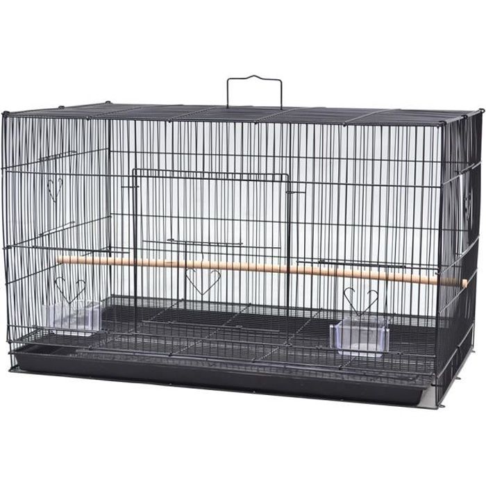 Meilleurs prix pour BLGUNSAV Volière Intérieur Cage Oiseaux Exterieur Métal pour Perruches Perroquets Pinsons Cockatiels Conures Inséparables Canaris 75