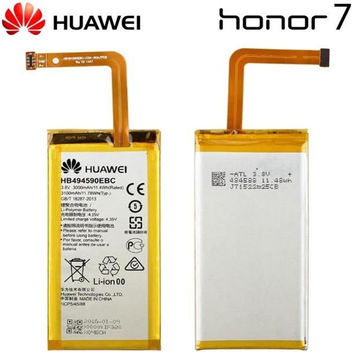 Batterie d origine Huawei Honor 7 HB494590EBC