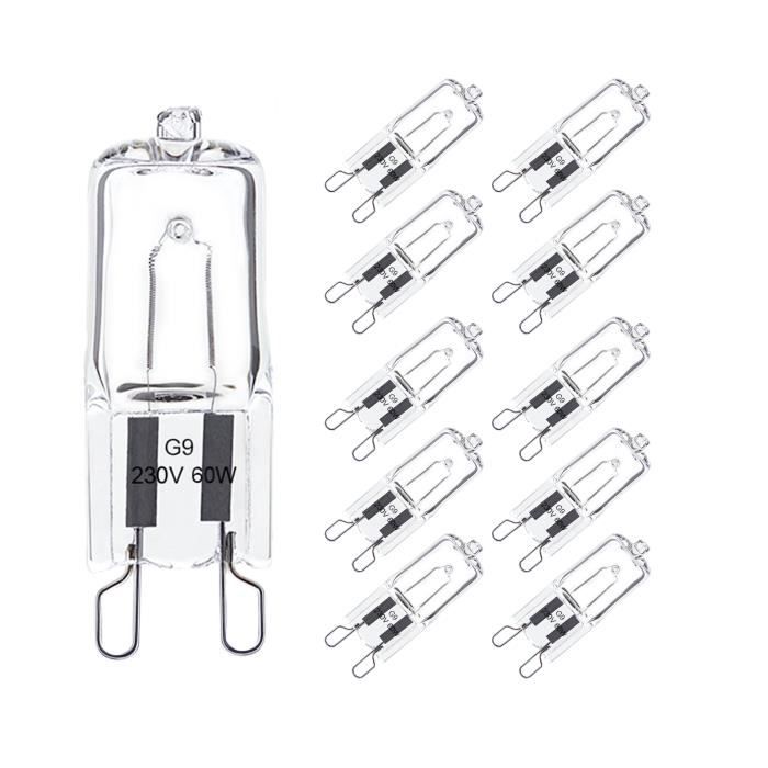 Ampoule Halogène G9 60W Kimjo Blanc Chaud 2800K 550LM 230V Dimmable