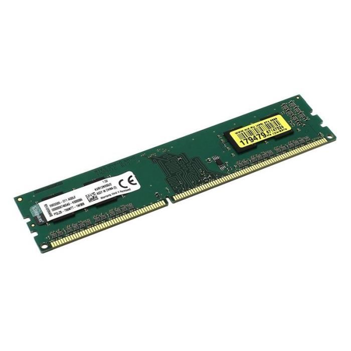 2Go Ram PC Bureau Kingston Kvr13N9S6/2 Ddr3 Pc3-10600 1333Mhz 1Rx16 Cl9