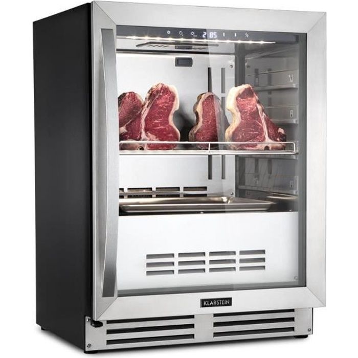Cave de maturation Klarstein Steakhouse Pro - 1 zone - 98 L - panneau tactile - inox