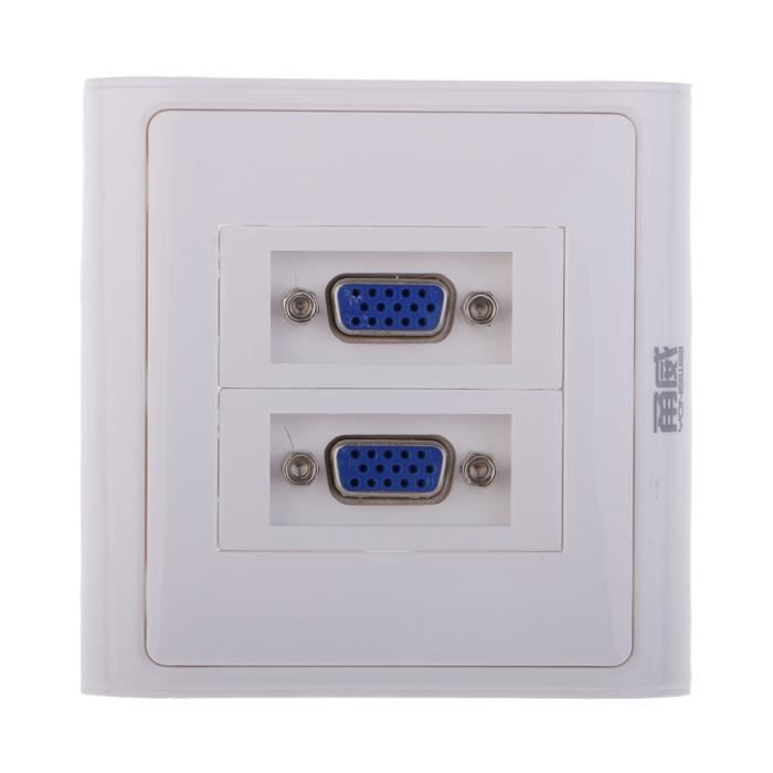 CABLE ANTENNE - ADAPTATEUR ANTENNE - REGLAGE ANTENNE - CABLE PARABOLE -  ADAPTATEUR PARABOLE - REGLAGE PARABOLE Prise murale à 2 - réglage antenne,  avis et prix pas cher - Cdiscount