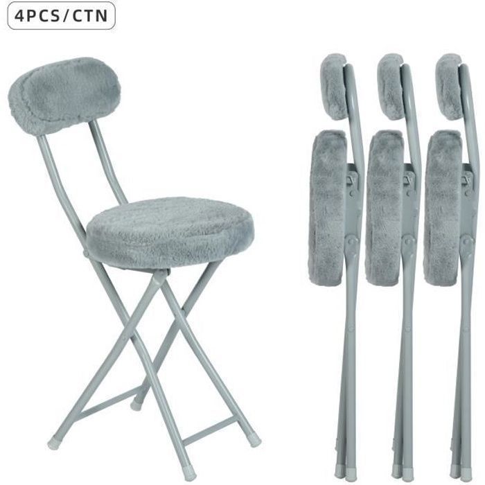 Set de 4 chaises pliantes par Aldo Jacober vers 1970 | Coucou Retro