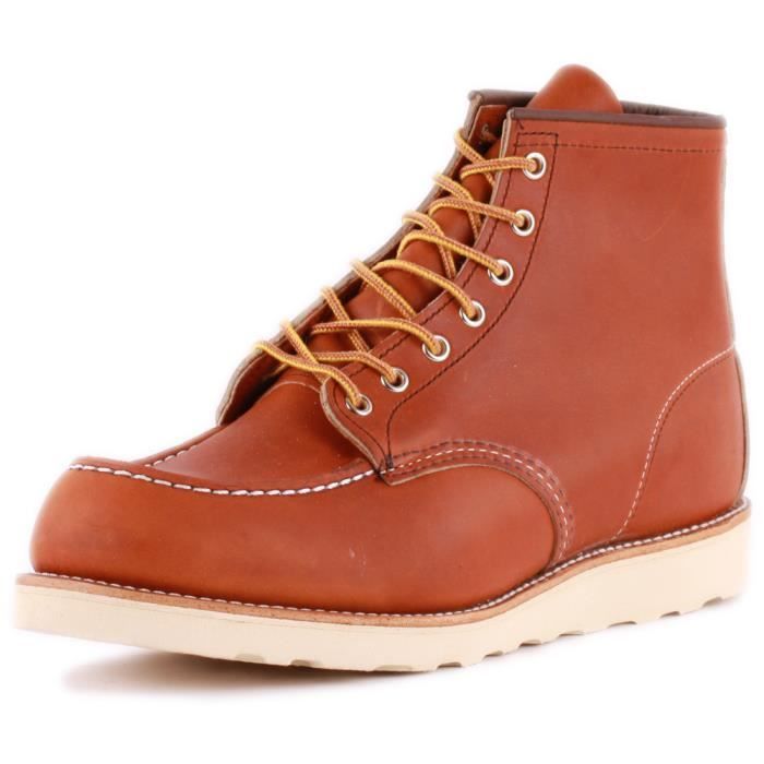 Red wing boots 6 inch moc clearance